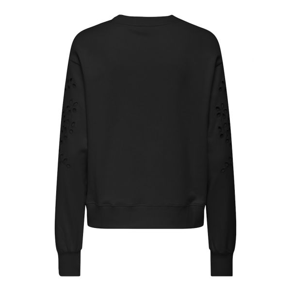 JDY broderie sweater black 15355858