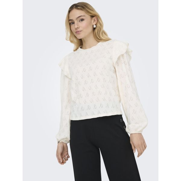 JDY kanten top cloud dancer 15363217