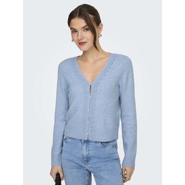 JDY vest met kant cashmere blue 15339013