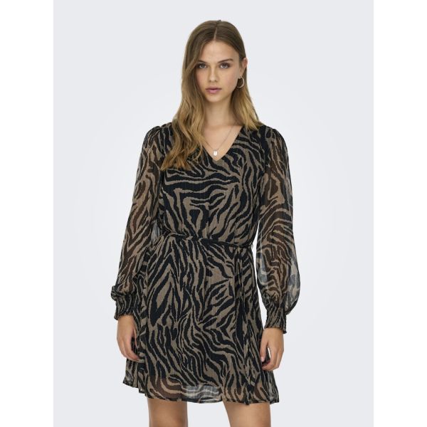 JDY print jurk black walnut 15361239