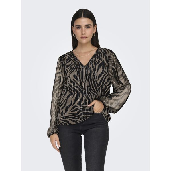 JDY print blouse black walnut 15312971