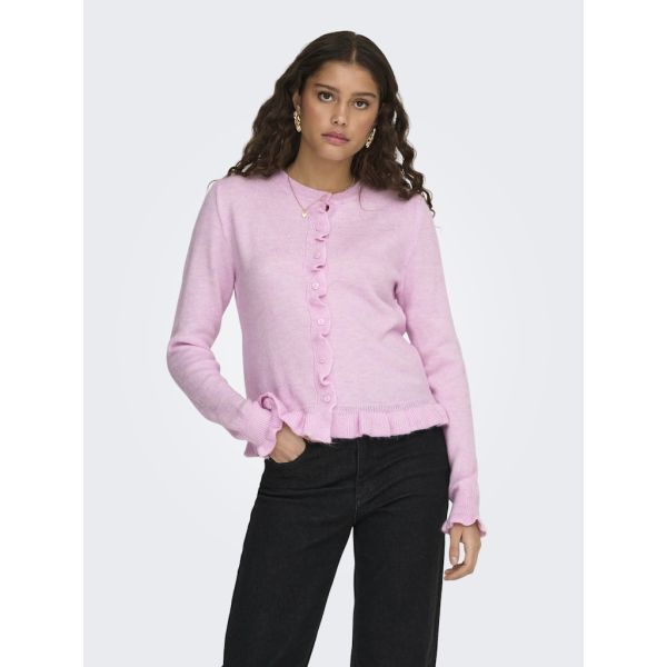 JDY fijn brei vest pink lady 15363485