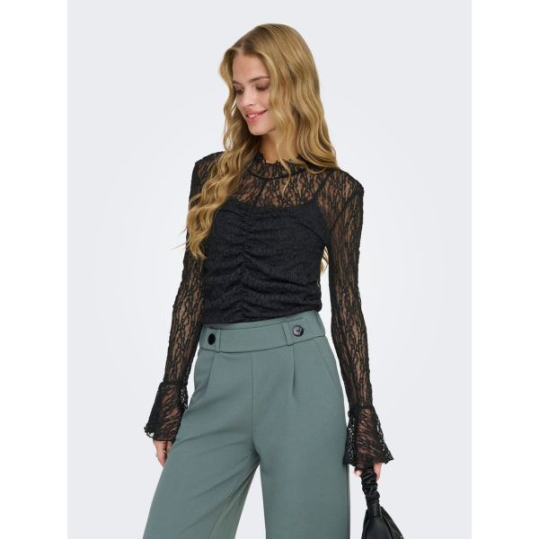 JDY kanten top black 15377339