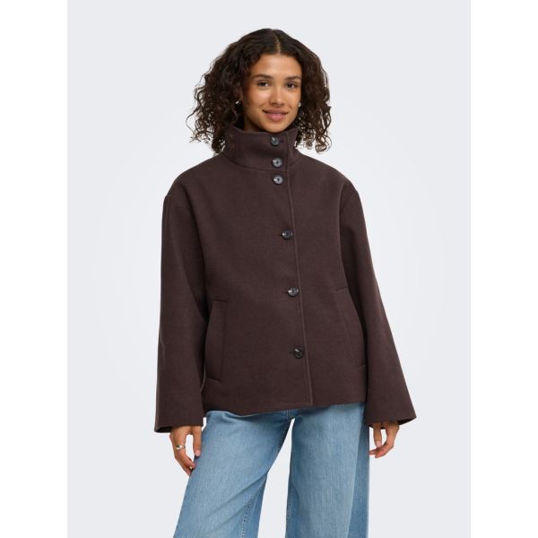 JDY wool look jas chocolate torte 15376693