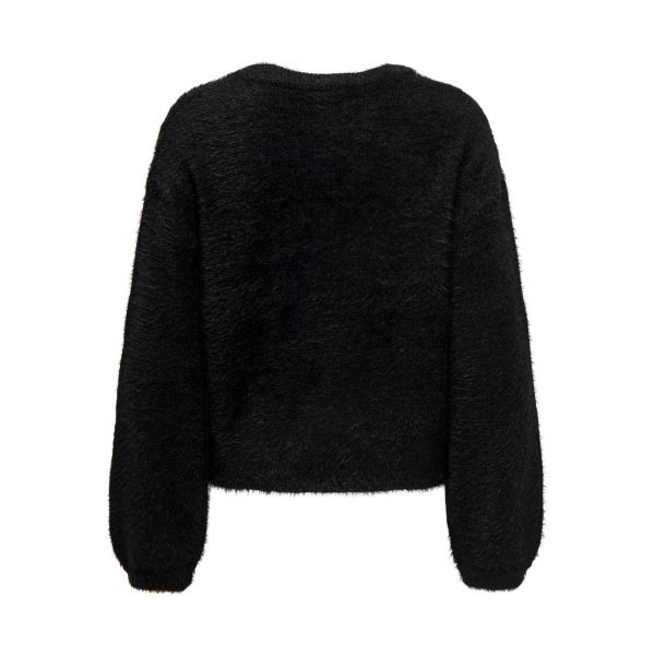 Fluffy trui sales dames zwart