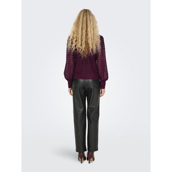 JDY kanten blouse fig bourdeaux 15268408