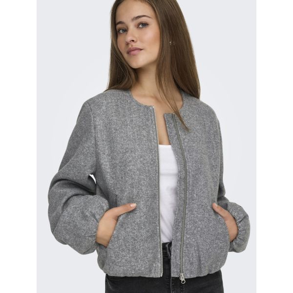 JDY balloon jacket medium grey 15359340