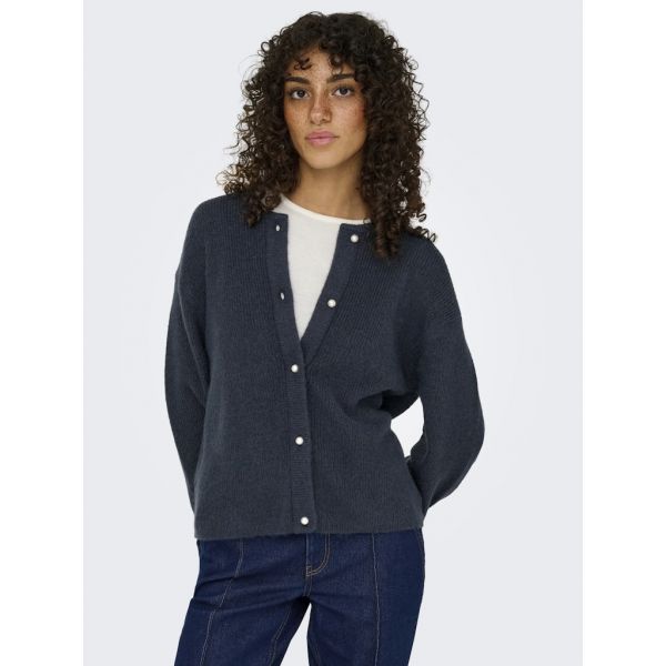 JDY vest met parel knopen total eclipse 15326819