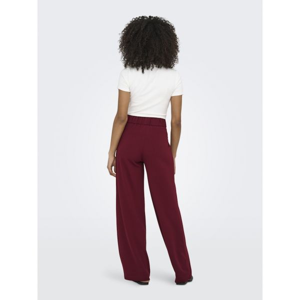 JDY wijde jersey broek cabernet 15208430