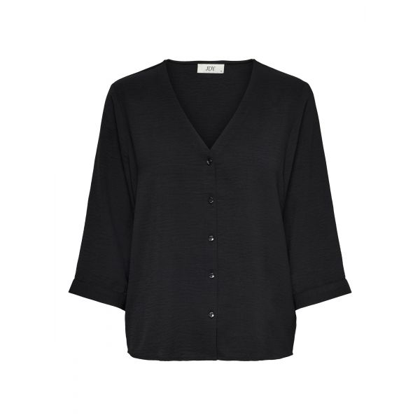 JDY v-hals blouse black 15225654