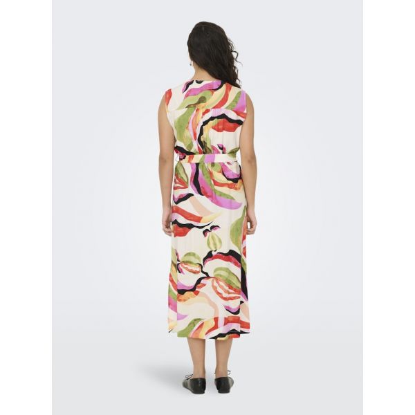 JDY mdi print jurk cloud dancer 15351621