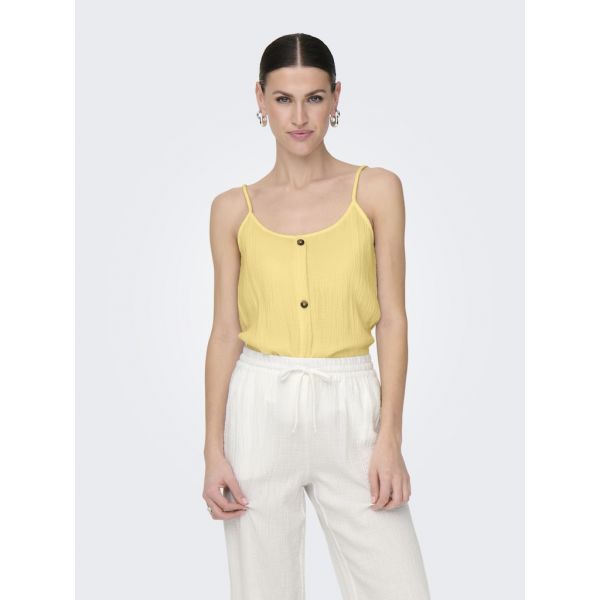 JDY singlet met knopen pale banana 15354529