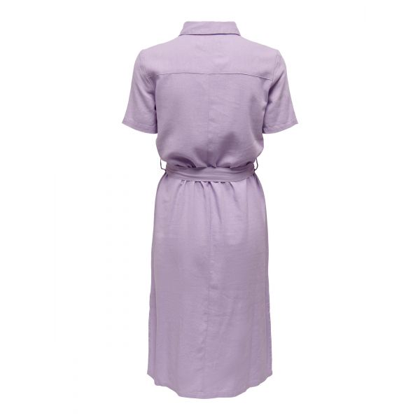 JDY linnen blouse jurk purple rose 15287227