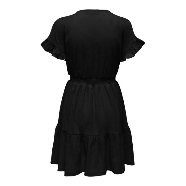 JDY overslag jurk black 15291409