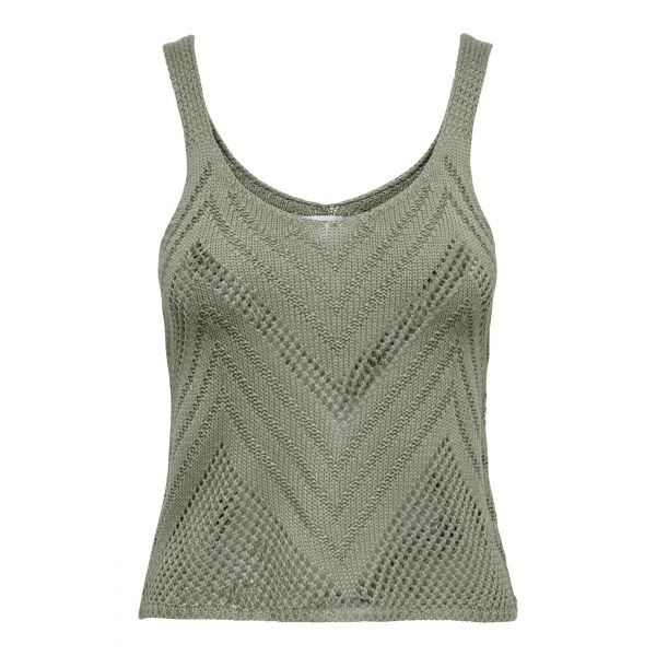 JDY gehaakte top deep linchen green 15226348