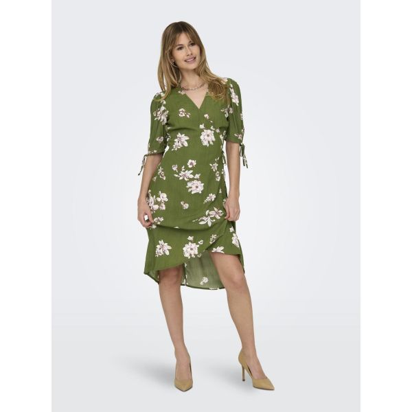 JDY print wikkel jurk cypress 15320596