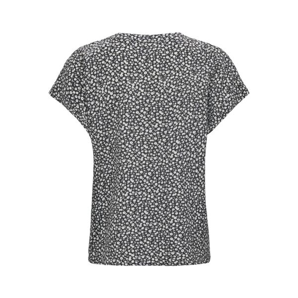 JDY print blouse black / white 15325231