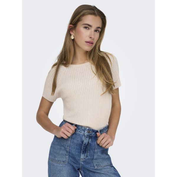 JDY glittertop cloud dancer gold 15334641