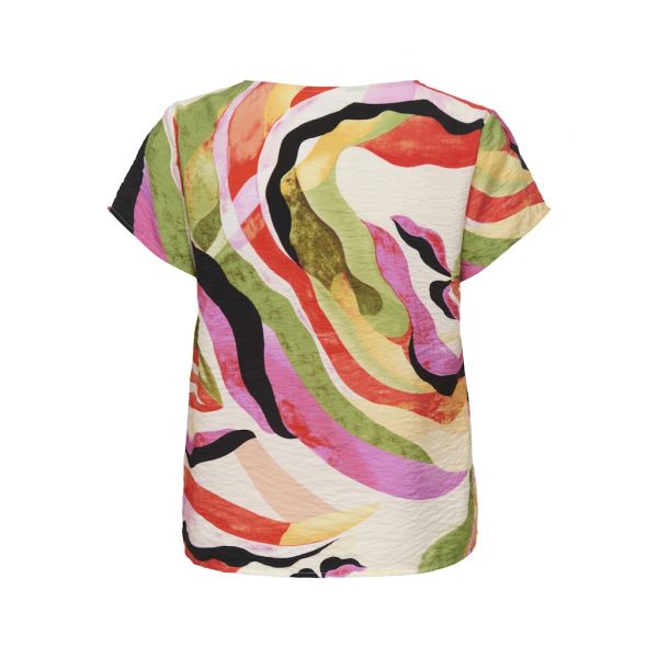 JDY print blouse cloud dancer 15351624