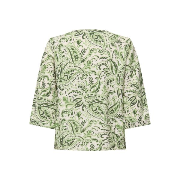 JDY print blouse creme groen 15366409
