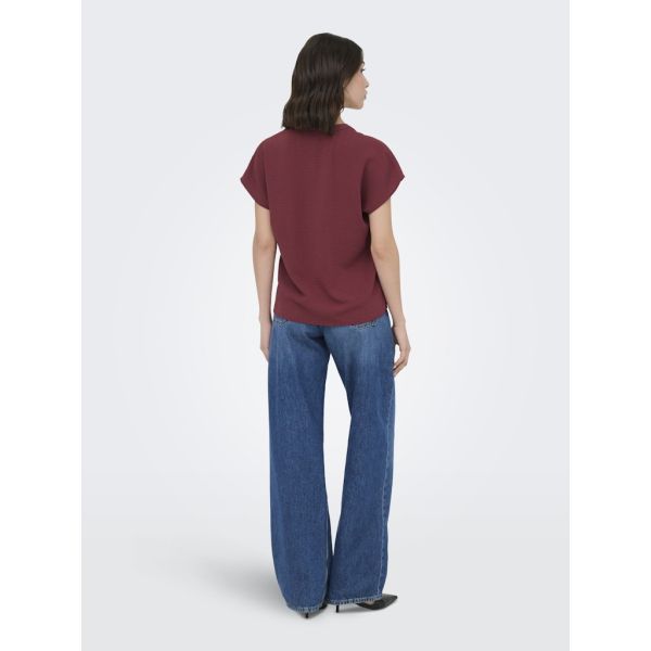 JDY blouse top oxblood red 15249287