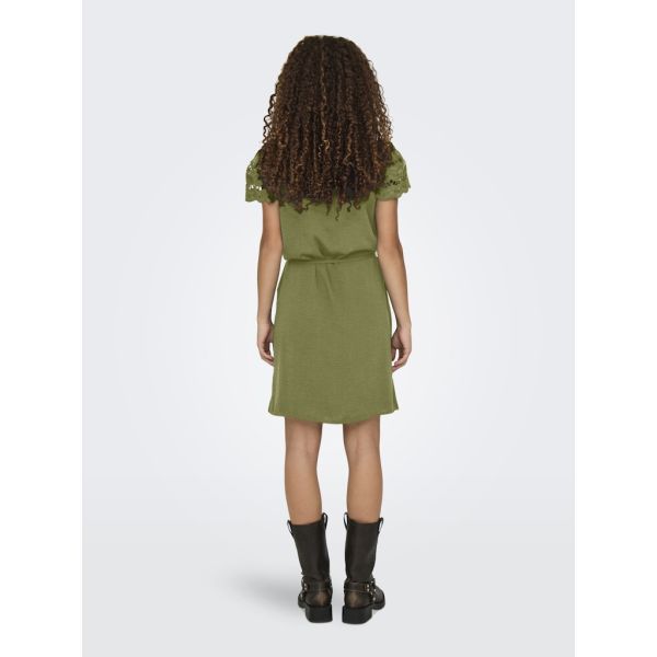 JDY kanten mouw jurk dried herb 15341302