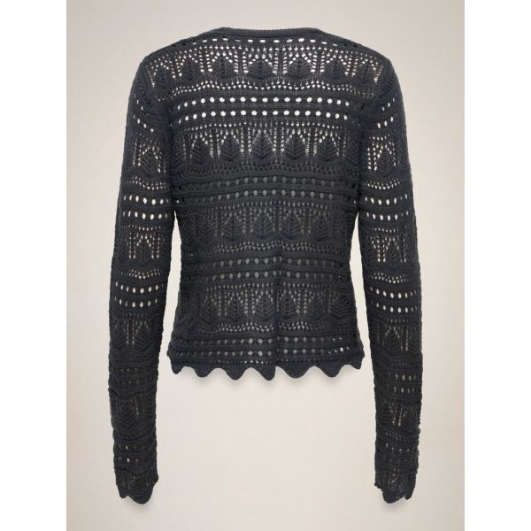 JDY gehaakt vest phantom 15347234