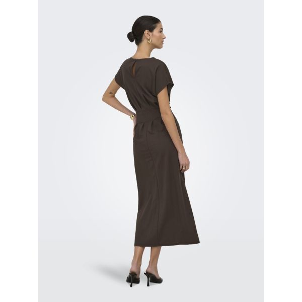 JDY midi jurk chocolate brown 15378004