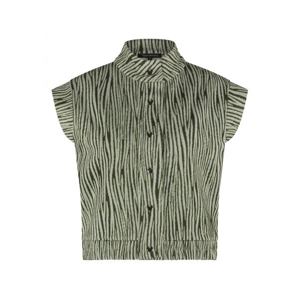 Tramontana zebra gilet greens K01-15-801