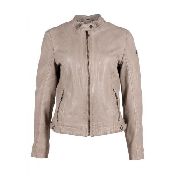Gipsy leren jack Jollie M0014993 silvergrey