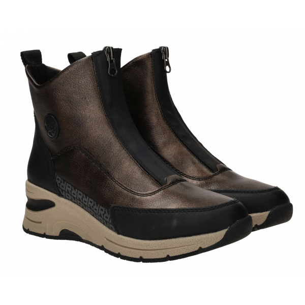 Rieker hoge sneaker France zwart N9381 60