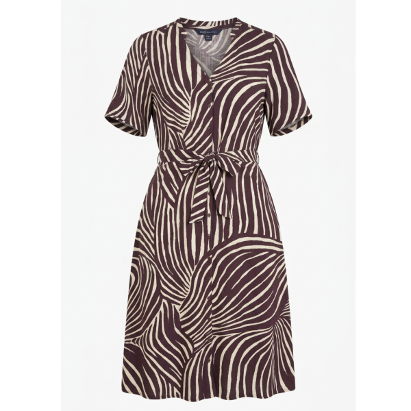 Street One print jurk rustic rouge 144970 27820