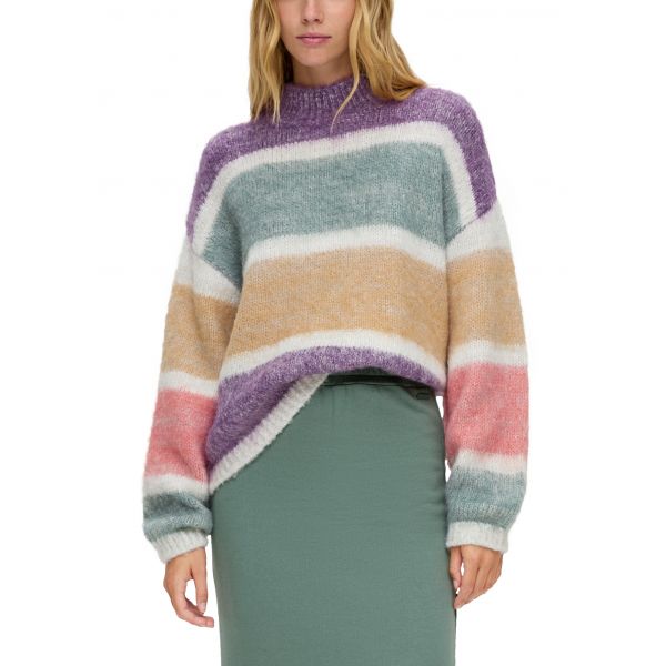 QS by S. Oliver streep trui lilac 2135311 48G0