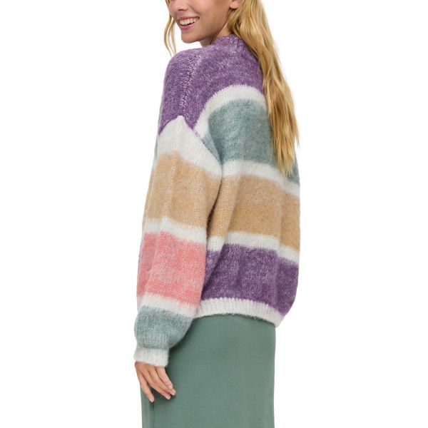 QS by S. Oliver streep trui lilac 2135311 48G0