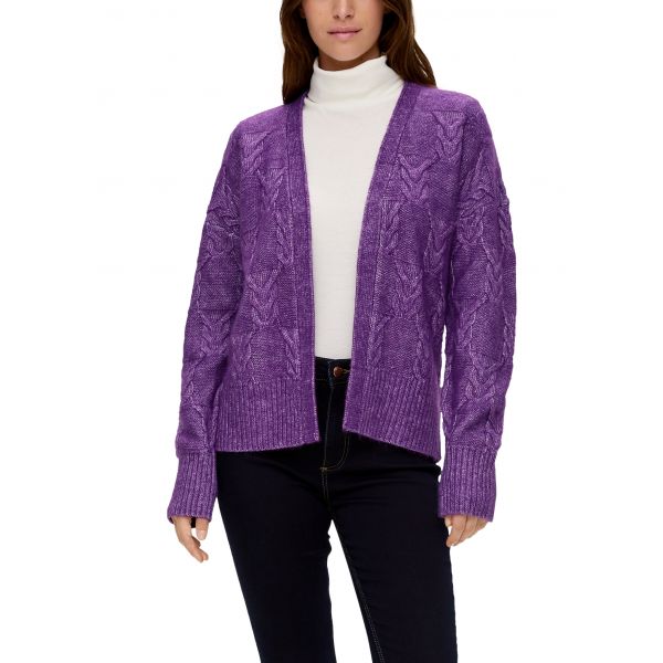QS by S. Oliver kabel vest lilac 2135305 48W0
