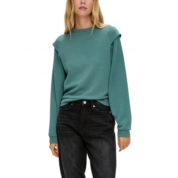 QS by S. Oliver sweater blue green 2135463 6575