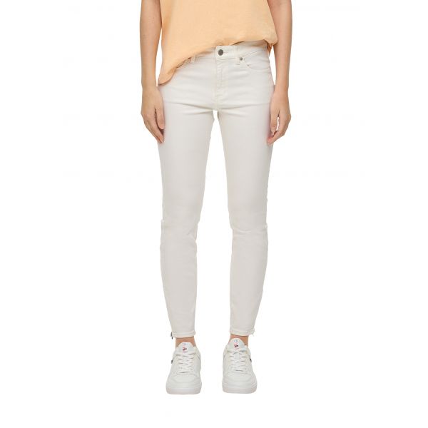 QS by S. Oliver 7/8 witte jeans 2140586 0200