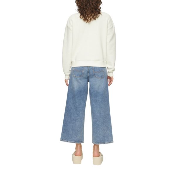 QS by S. Oliver sweatvest off white 2162991 0200