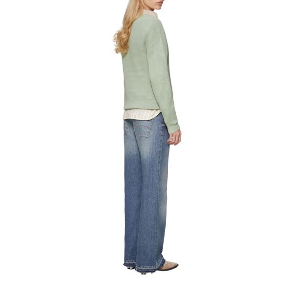 QS by S. Oliver V-hals trui mint  groen 2162946