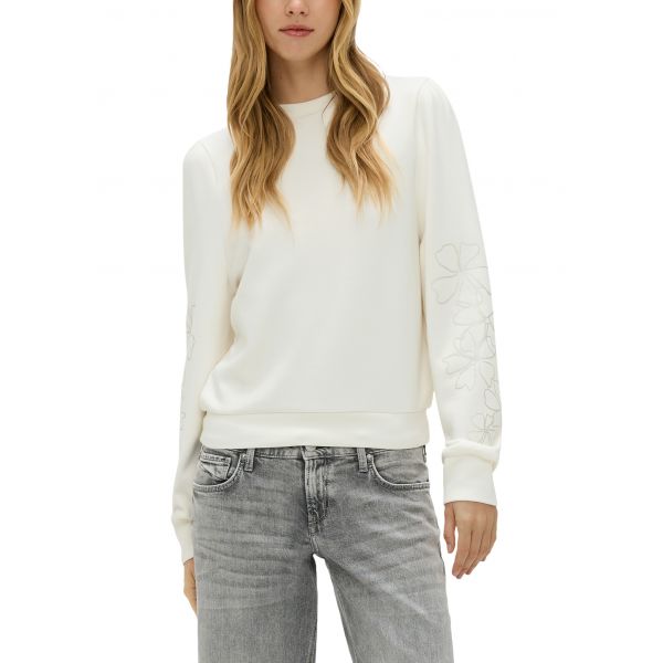 QS by S. Oliver sweater white 2143669 0200