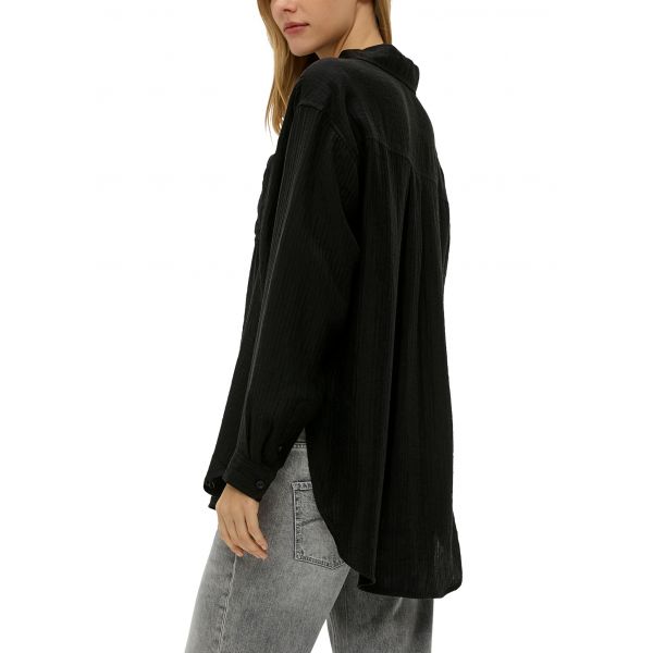 QS by S. Oliver oversized blouse black 2139378 