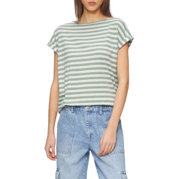 QS by S. Oliver streep shirt green 2165276  72G2