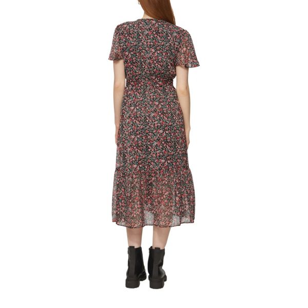 QS by S. Oliver print jurk black 2162488 99A3