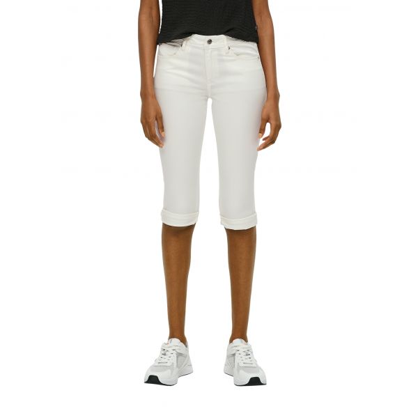 QS by S. Oliver capri broek white 2144124 0200