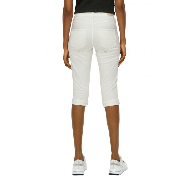 QS by S. Oliver capri broek white 2144124 0200