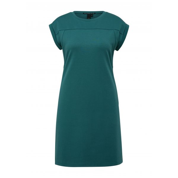 QS by S. Oliver tricot jurk petrol 2149086