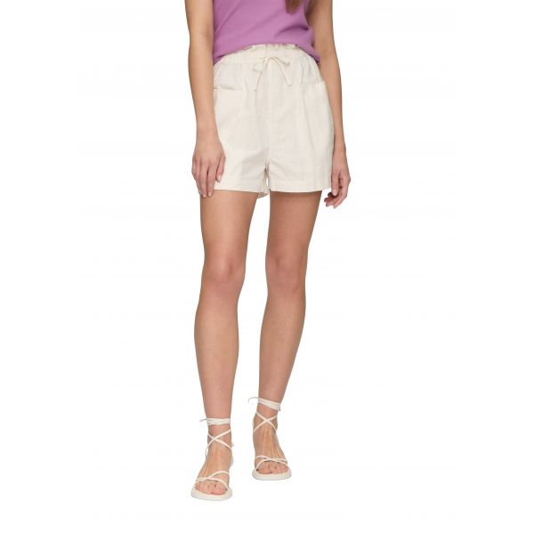 QS by S. Oliver paperbag short off white 2147177