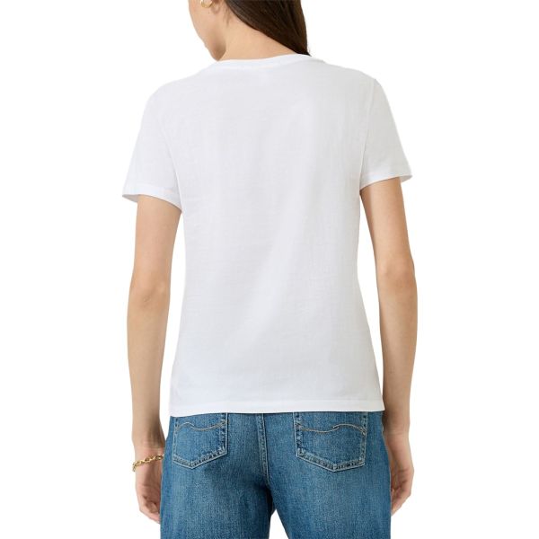 QS by S. Oliver print shirt white 2180407 01D0