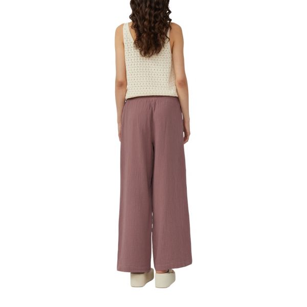 QS by S. Oliver mousseline broek mauve 2167030