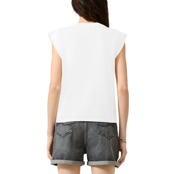 QS by S. Oliver katoenen shirt white 2181322 01D0